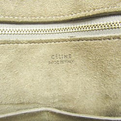 Celine Ring Bag Medium 176083 Women's Leather Tote Bag Grayish