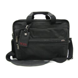 Tumi Alpha Essential 26130D4 Men's Nylon Canvas Briefcase,Laptop Bag,Shoulder Bag Black