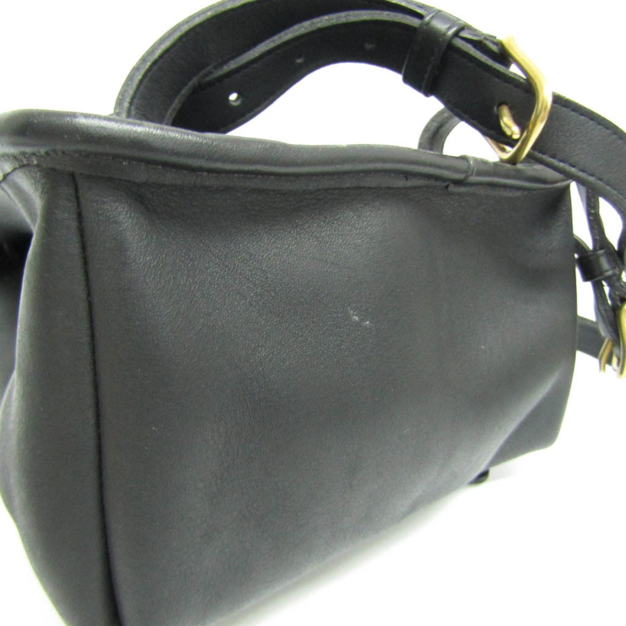 Coach Old Coach 9960 Women's Leather Backpack Black