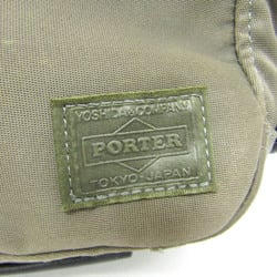 Porter Men,Women Nylon Sling Bag Khaki