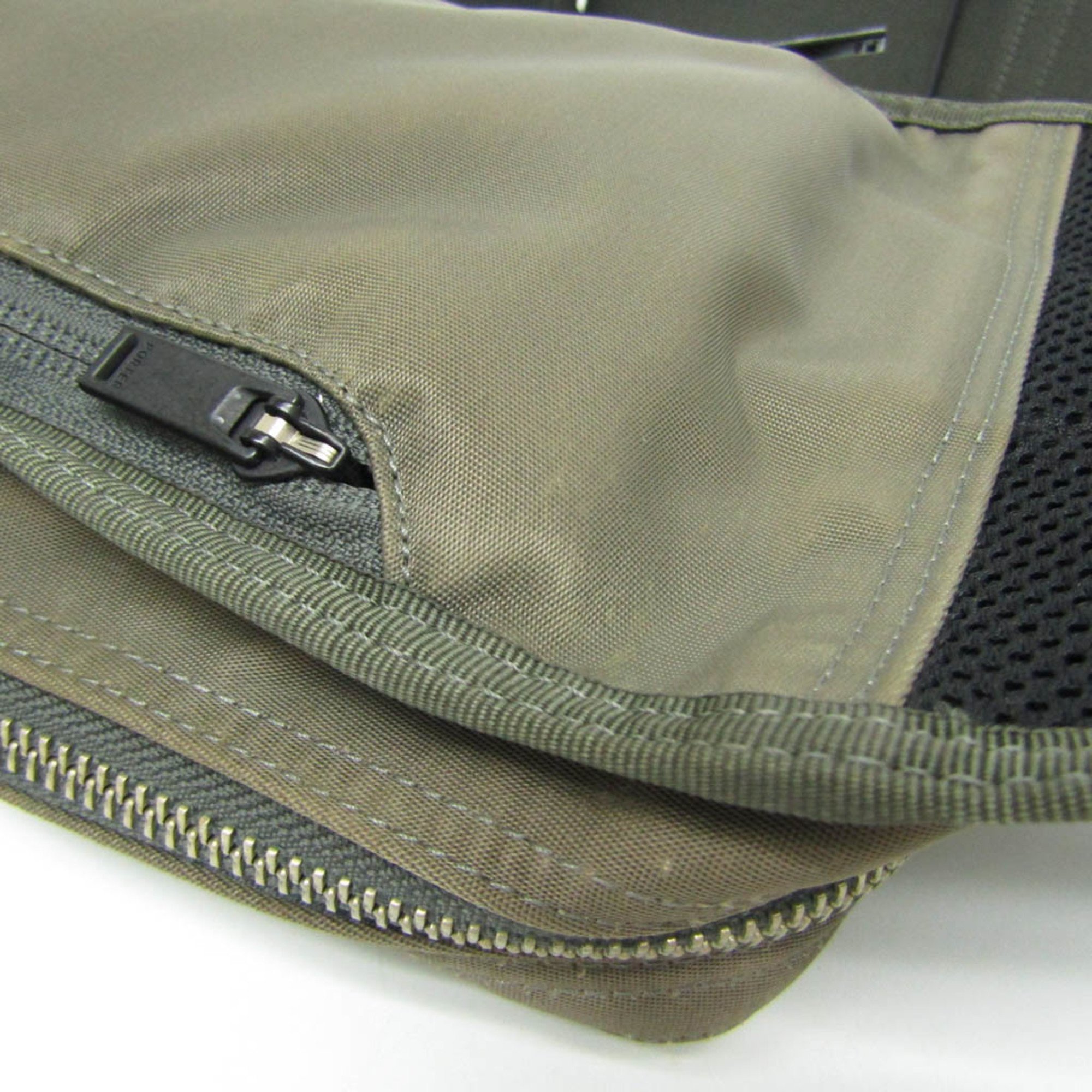 Porter Men,Women Nylon Sling Bag Khaki