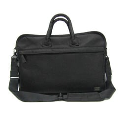 Porter Women,Men Canvas Briefcase,Shoulder Bag Black