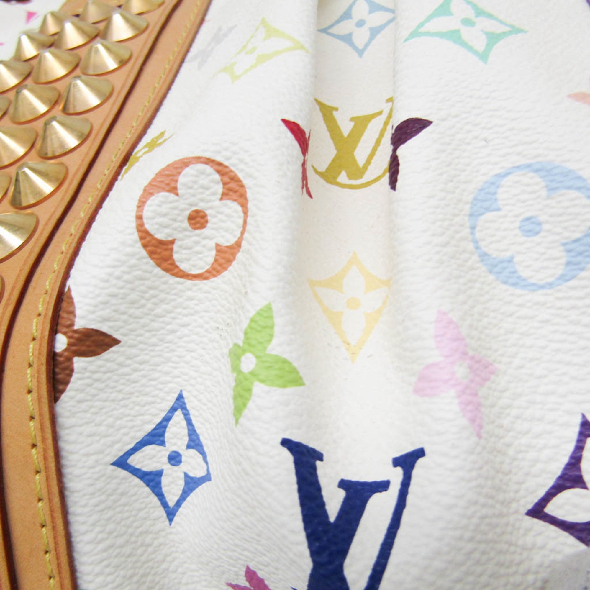 Louis Vuitton Monogram Multicolore Courtney MM M45641 Women's Handbag,Shoulder Bag Blanc