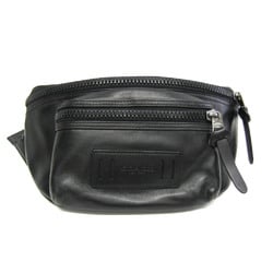 Coach Terrain Belt F75776 Men,Women Leather Fanny Pack,Sling Bag Black