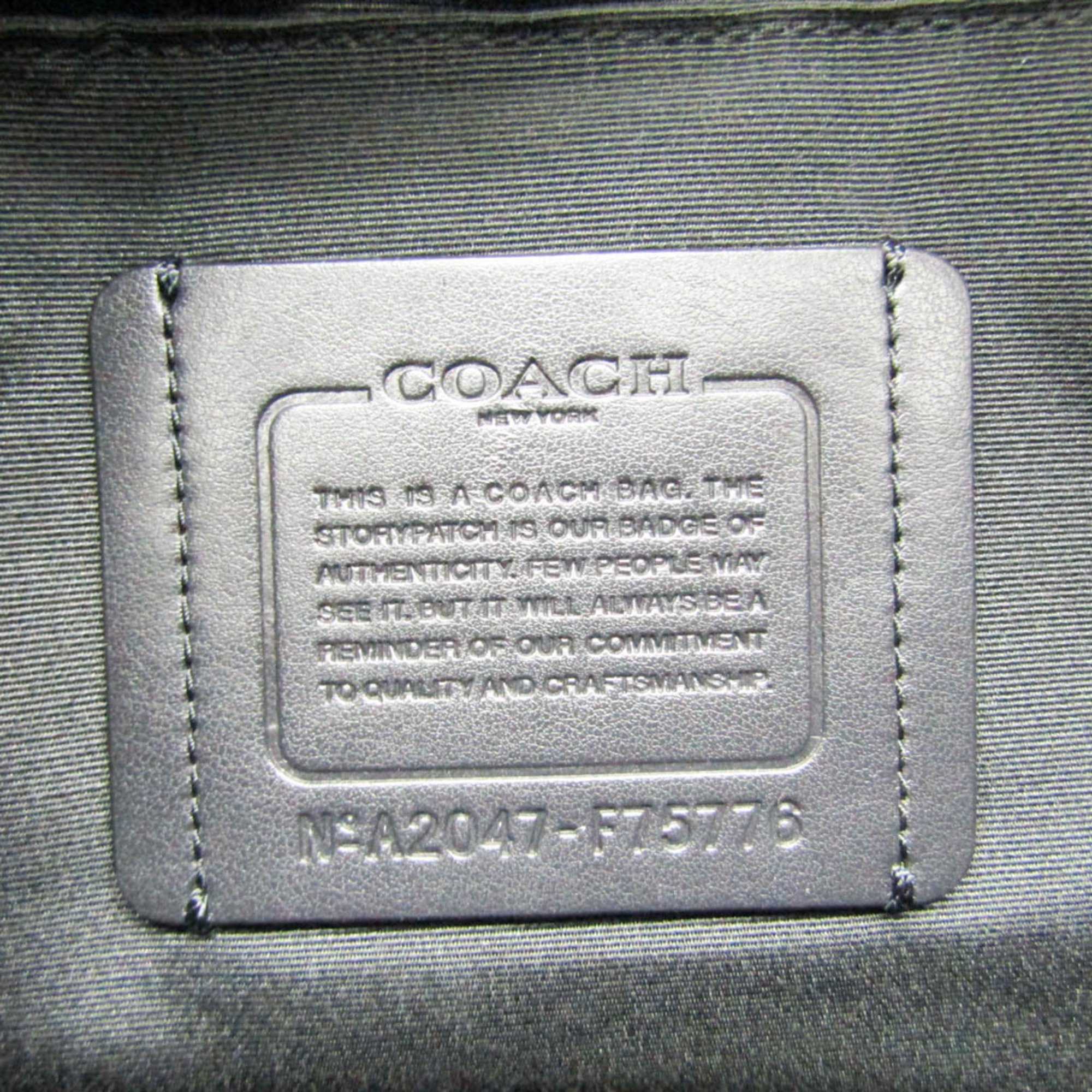 Coach Terrain Belt F75776 Men,Women Leather Fanny Pack,Sling Bag Black