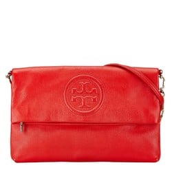 Tory Burch Shoulder Bag Red Leather Women's