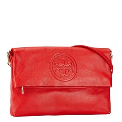 Tory Burch Shoulder Bag Red Leather Women's