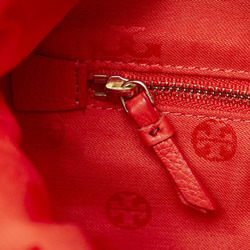 Tory Burch Shoulder Bag Red Leather Women's