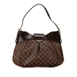 Louis Vuitton Damier Sistine MM Shoulder Bag N41541 Brown PVC Leather Women's LOUIS VUITTON