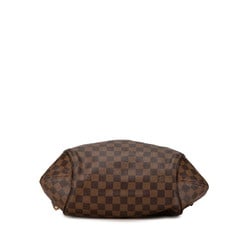 Louis Vuitton Damier Sistine MM Shoulder Bag N41541 Brown PVC Leather Women's LOUIS VUITTON