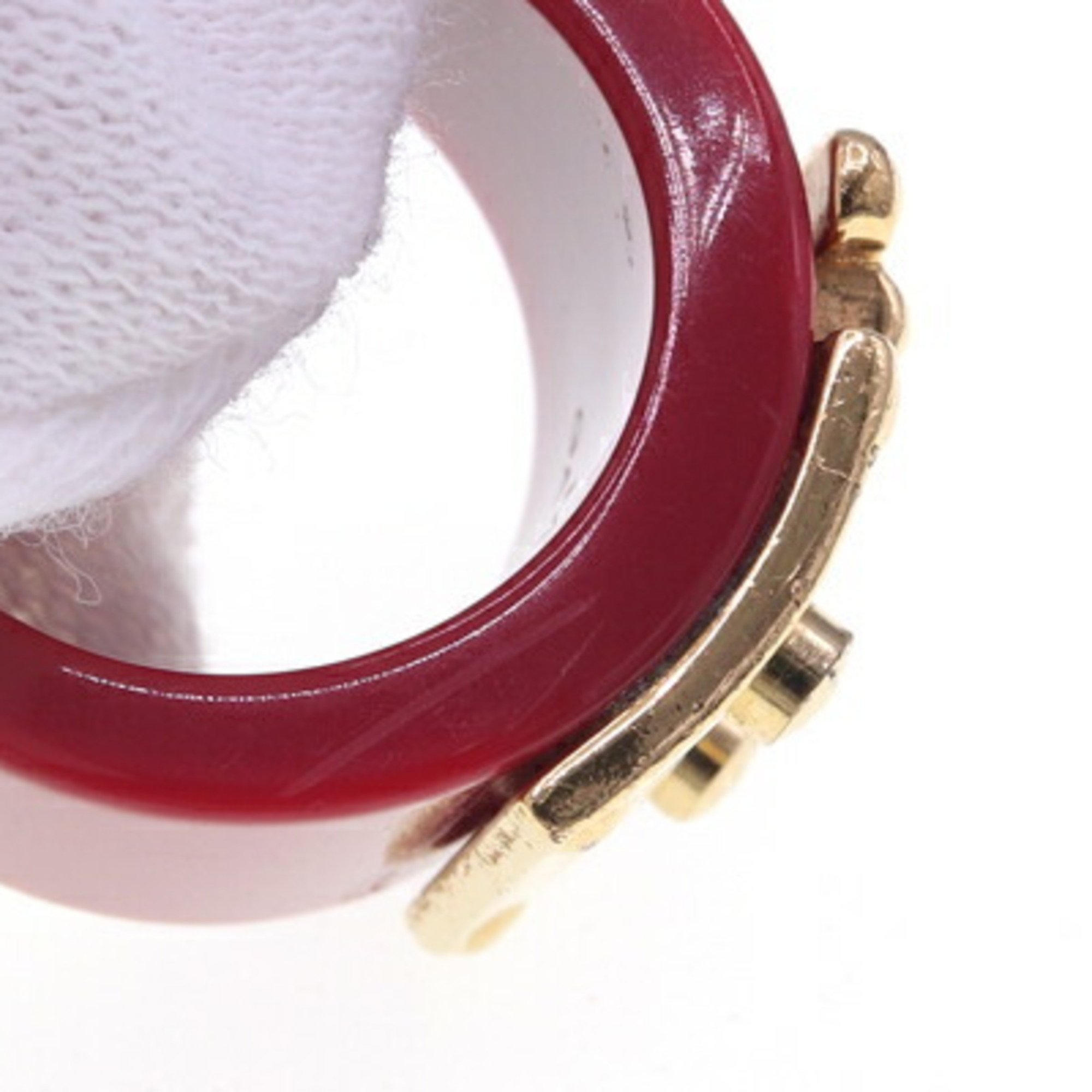 Louis Vuitton Ring Berg Rock Me M66832 Red Gold M Size 12.5 Women's LOUIS VUITTON