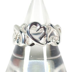 TIFFANY 925 Triple Loving Heart Ring Size 8