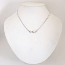 TIFFANY 925 infinity double chain necklace