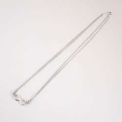 TIFFANY 925 infinity double chain necklace