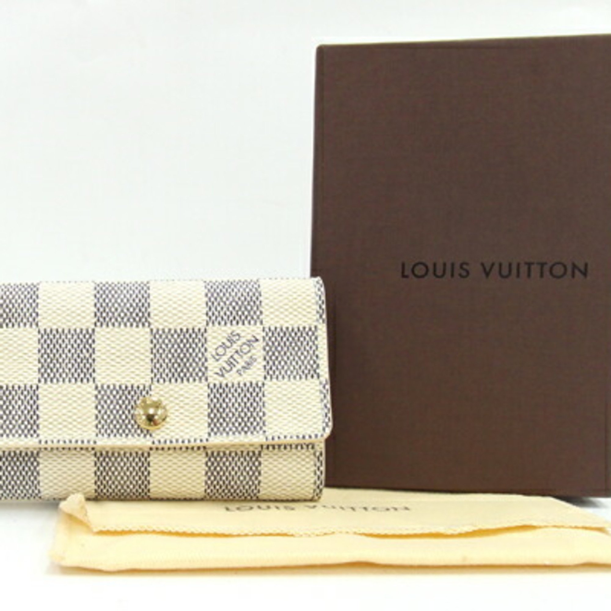 Louis Vuitton 6-ring key case Damier Azur Multicle 6 N61745 Keys, keys, ladies, men's LOUIS VUITTON