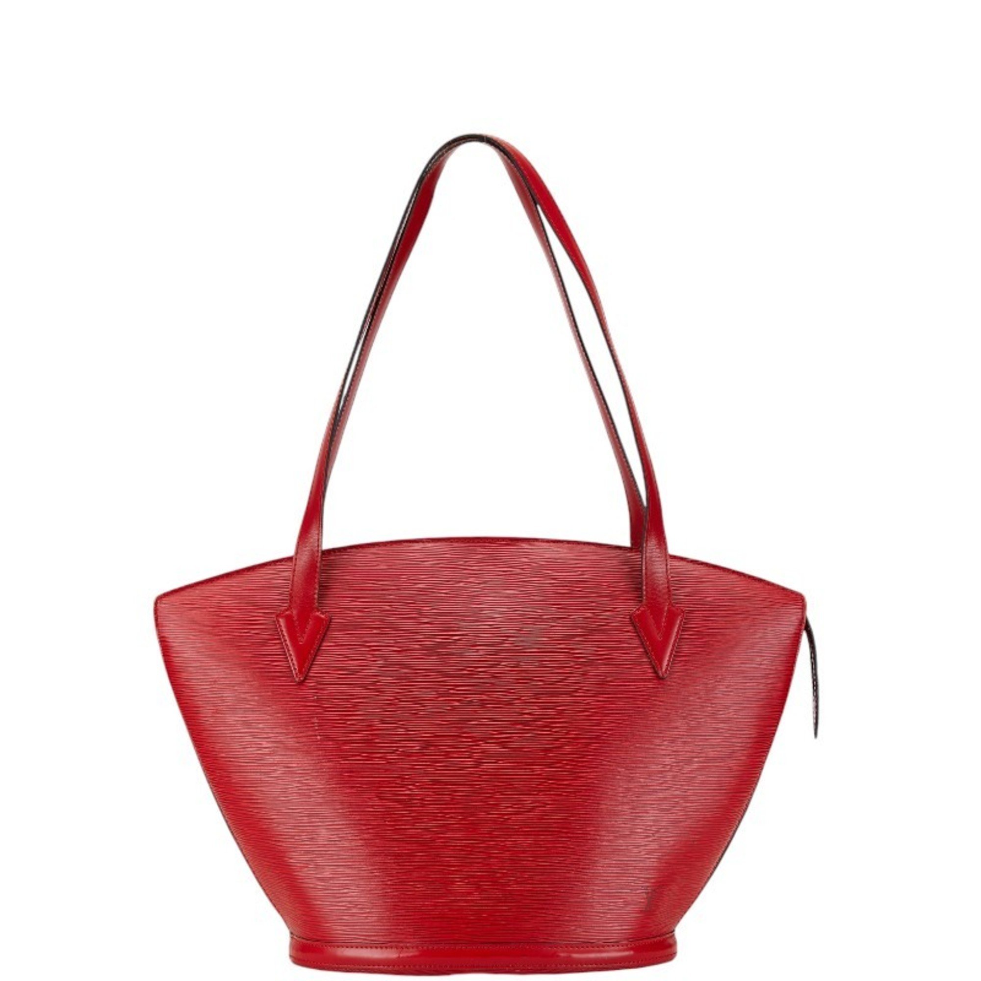 Louis Vuitton Epi Saint Jacques Shoulder Bag Tote M52267 Castilian Red Leather Women's LOUIS VUITTON