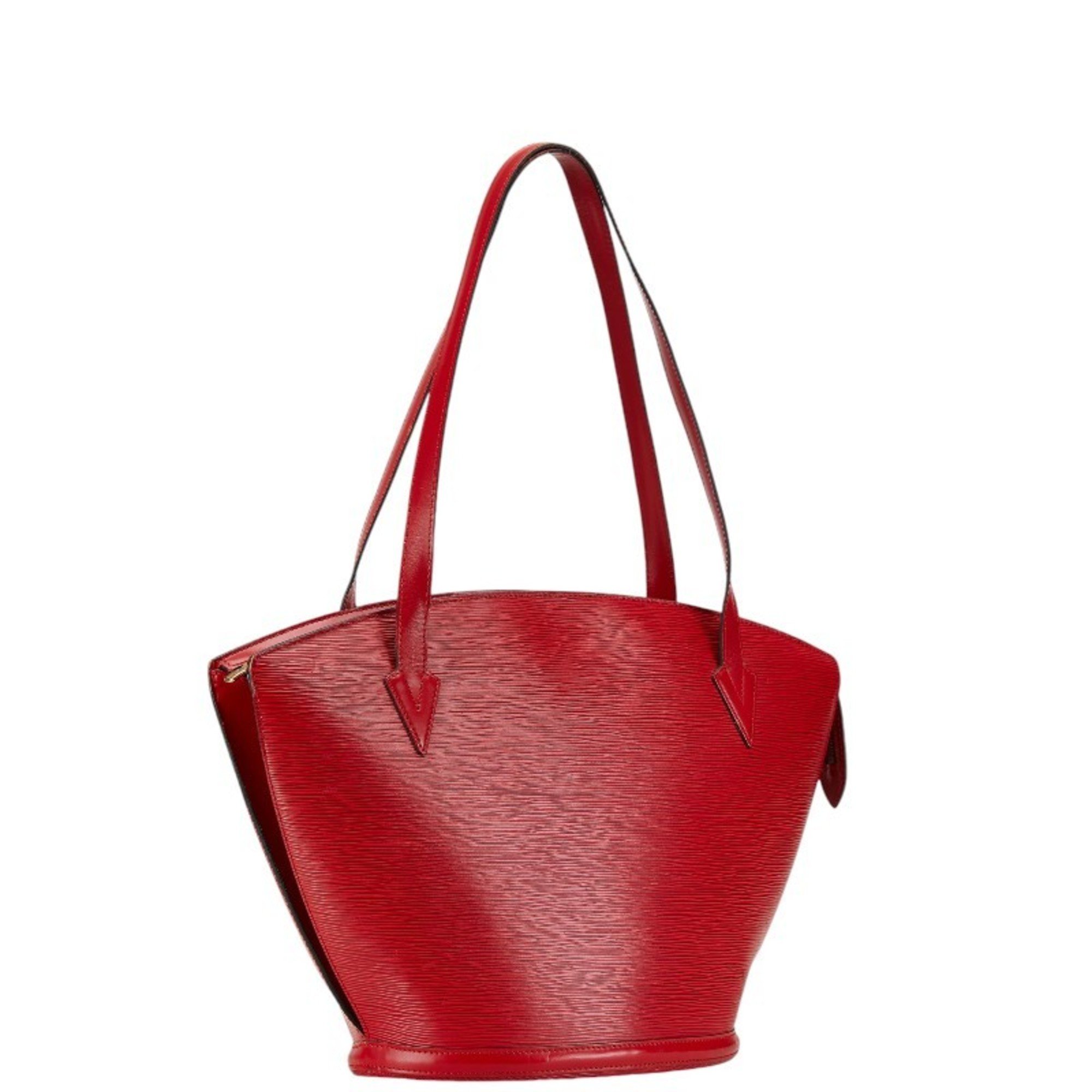 Louis Vuitton Epi Saint Jacques Shoulder Bag Tote M52267 Castilian Red Leather Women's LOUIS VUITTON