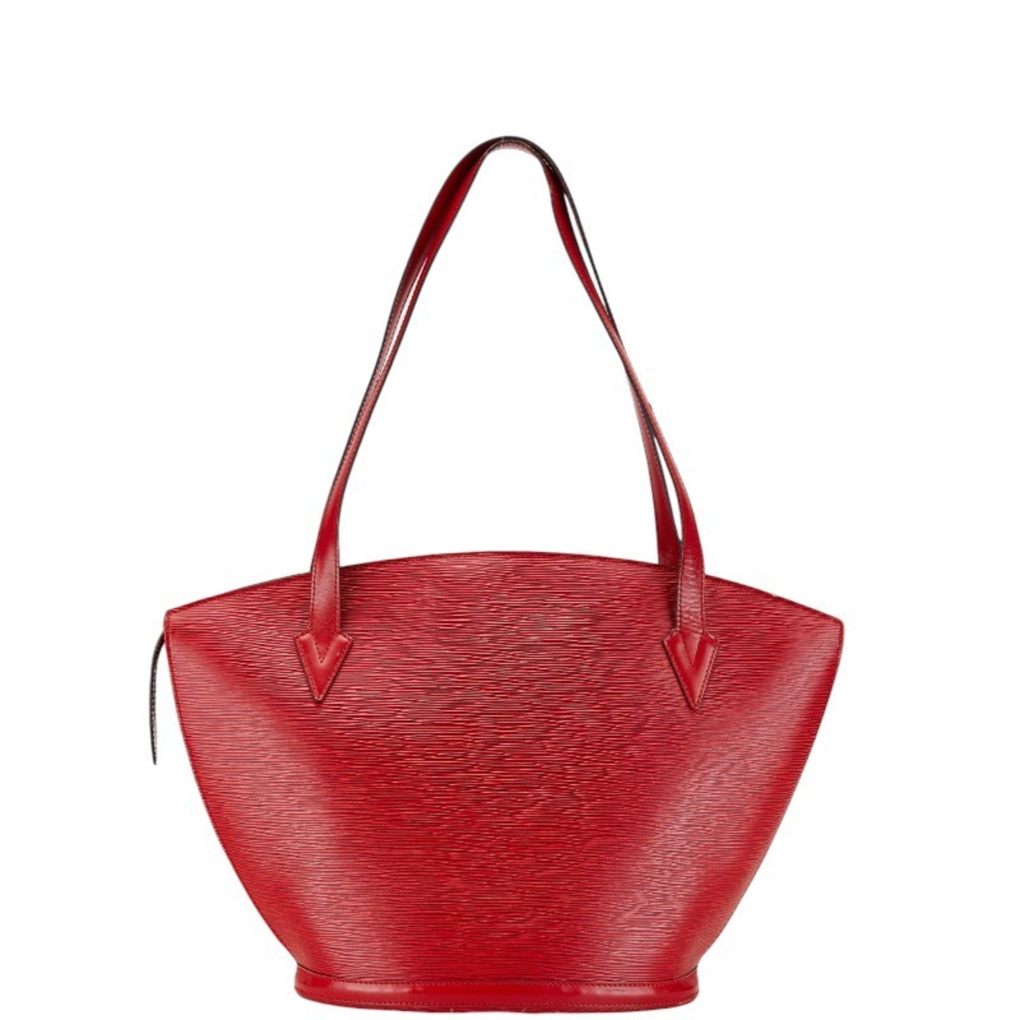 Louis Vuitton Epi Saint Jacques Shoulder Bag Tote M52267 Castilian Red Leather Women's LOUIS VUITTON