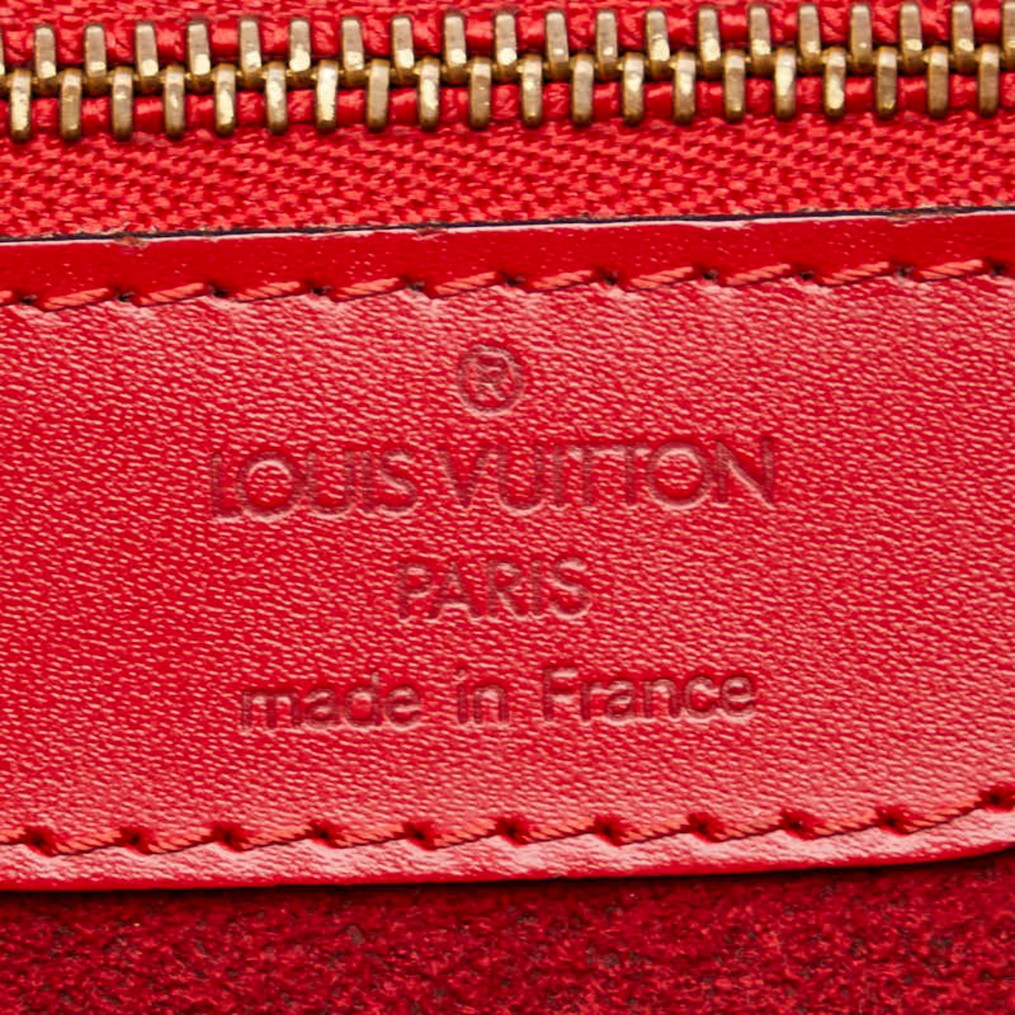 Louis Vuitton Epi Saint Jacques Shoulder Bag Tote M52267 Castilian Red Leather Women's LOUIS VUITTON