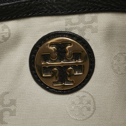 Tory Burch Shoulder Bag Clutch Black Leather Women's