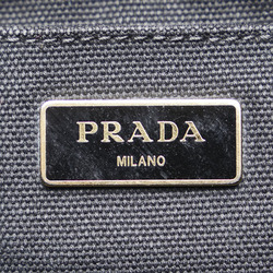 Prada Canapa Handbag Black Canvas Women's PRADA