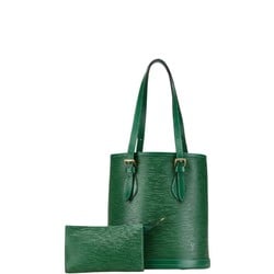 Louis Vuitton Epi Bucket PM Tote Bag Shoulder Borneo Green Leather Women's LOUIS VUITTON