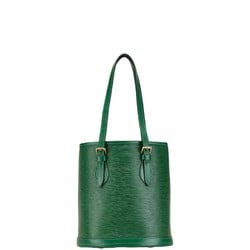 Louis Vuitton Epi Bucket PM Tote Bag Shoulder Borneo Green Leather Women's LOUIS VUITTON