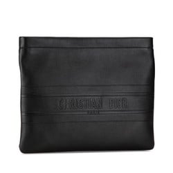 Christian Dior Dior clutch bag in black calf leather for men