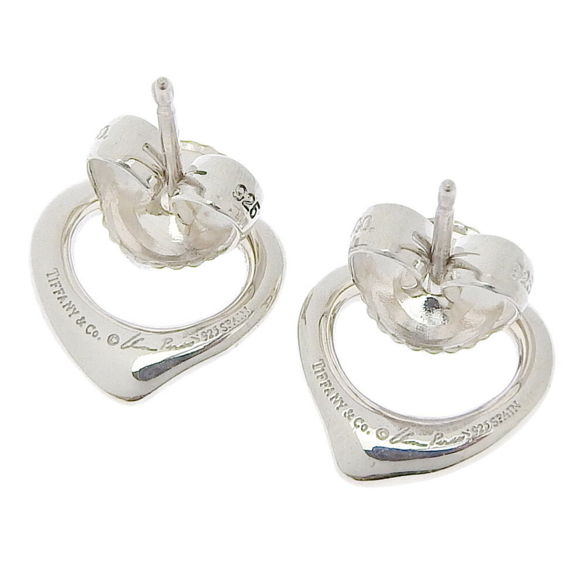 Tiffany & Co. Heart Earrings, SV925 Silver