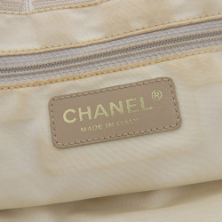 CHANEL New Travel Line Tote MM with Seal (No. 9) A15991 Bag Beige