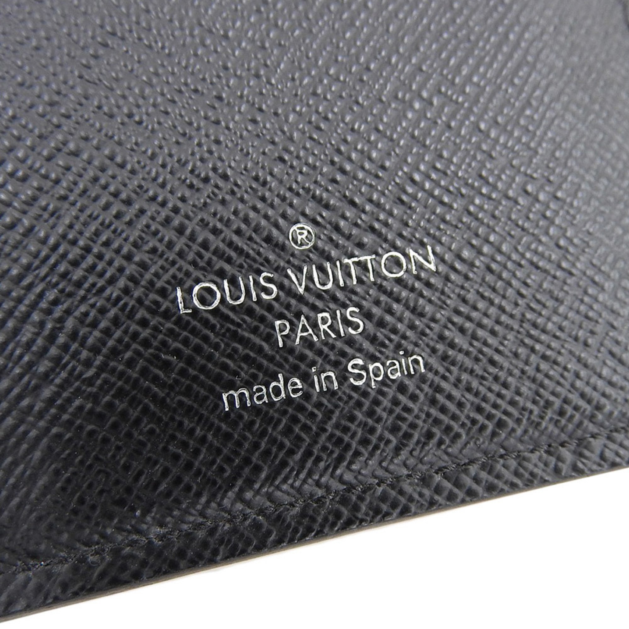 Louis Vuitton Epi Portefeuille Brazza M60622 Bi-fold Long Wallet Noir