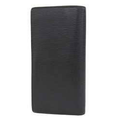 Louis Vuitton Epi Portefeuille Brazza M60622 Bi-fold Long Wallet Noir