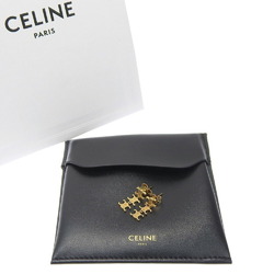 CELINE Triomphe 3-row earrings