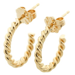 Tiffany & Co. Twisted hoop motif earrings in 18K yellow gold