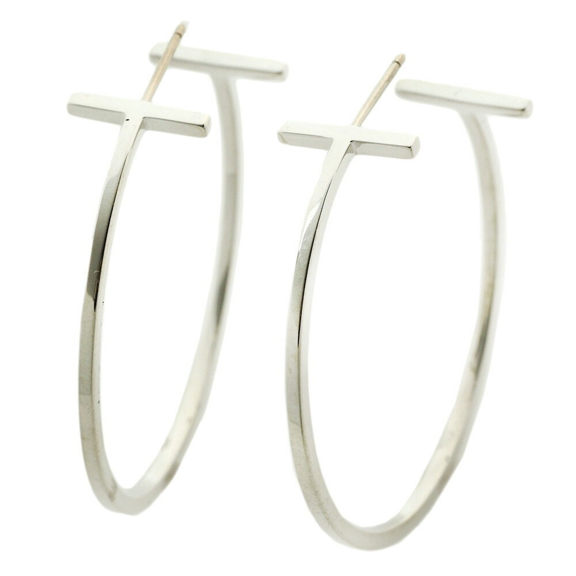 Tiffany & Co. T-Wire Large Earrings, SV925 Silver