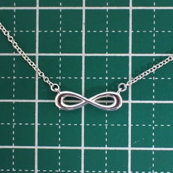 TIFFANY Tiffany 925 infinity pendant necklace