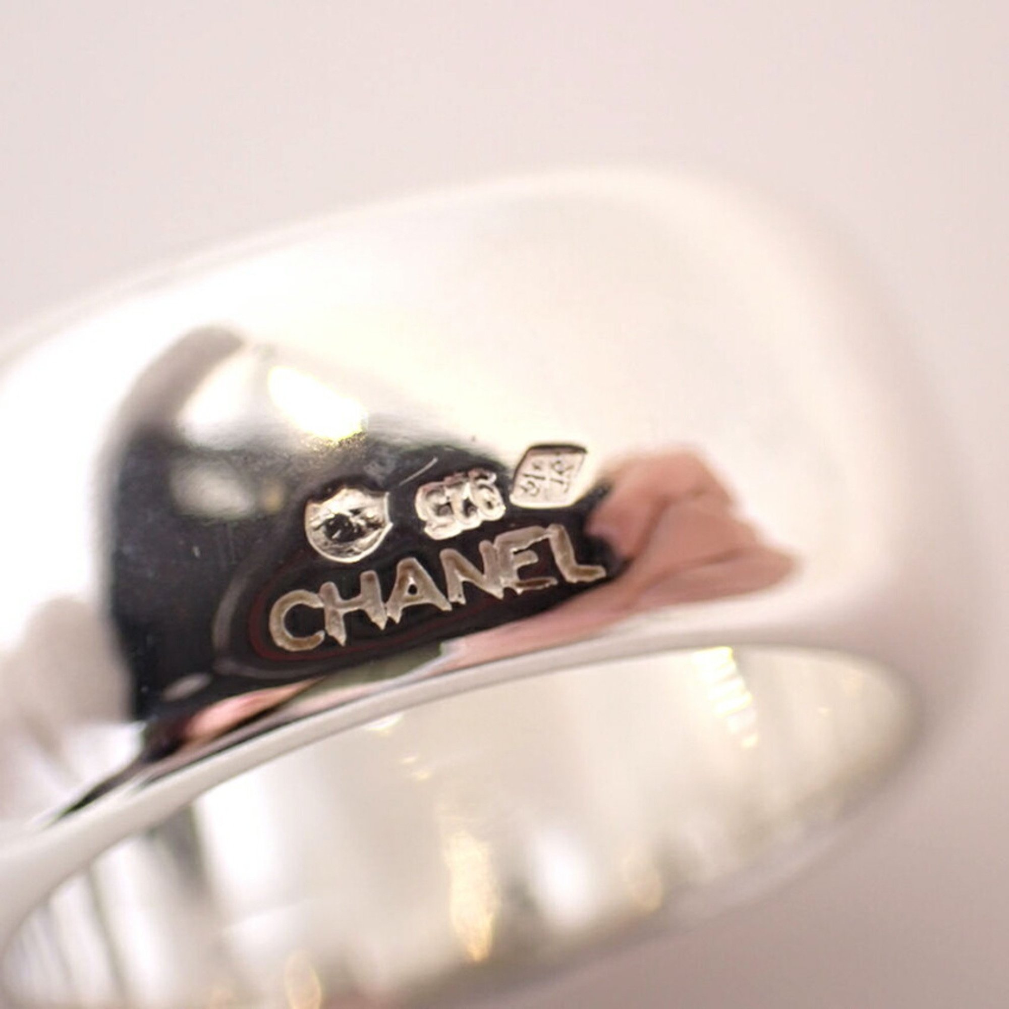 CHANEL 925 Alphabet Ring Size 11.5