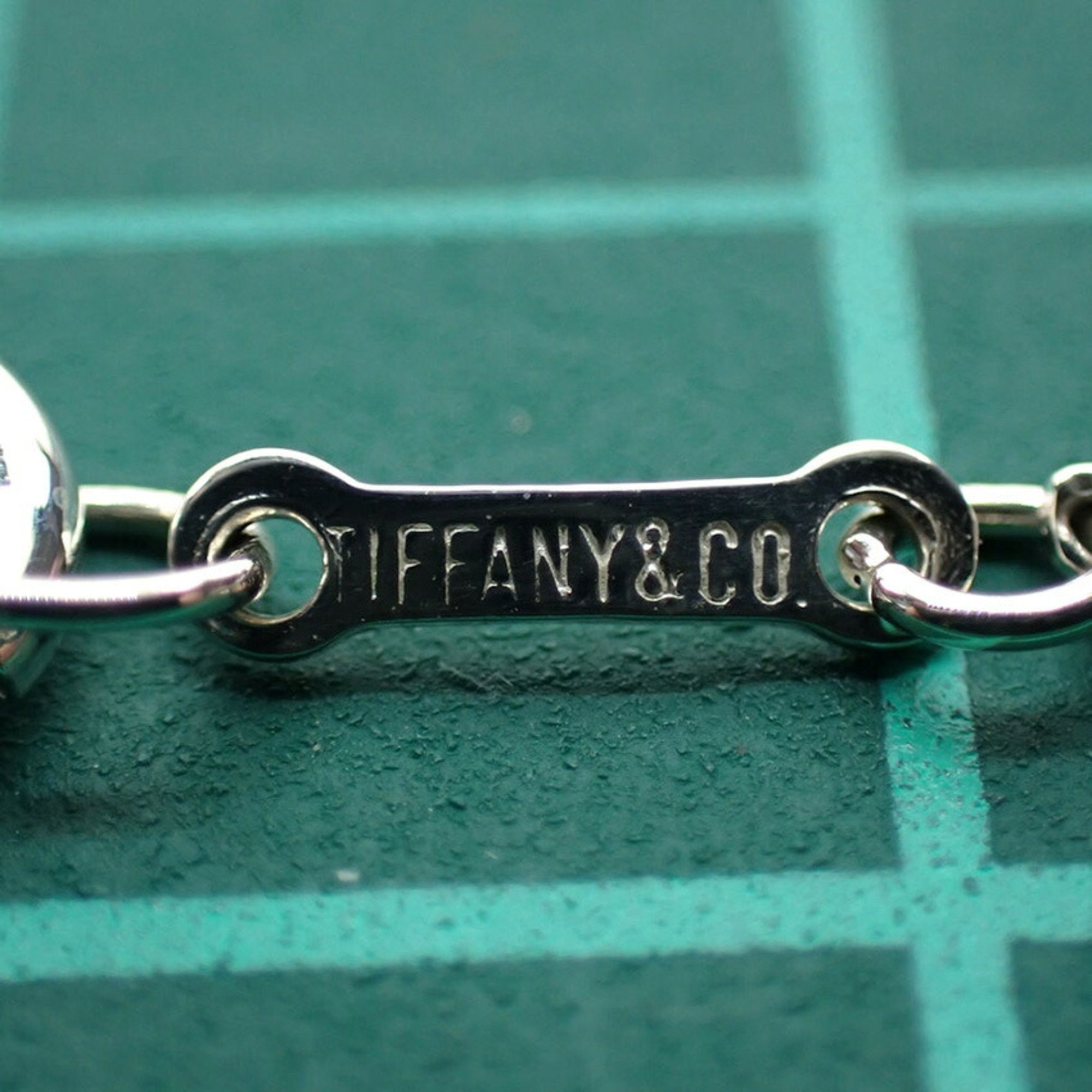 TIFFANY 925 Bean Pendant Necklace