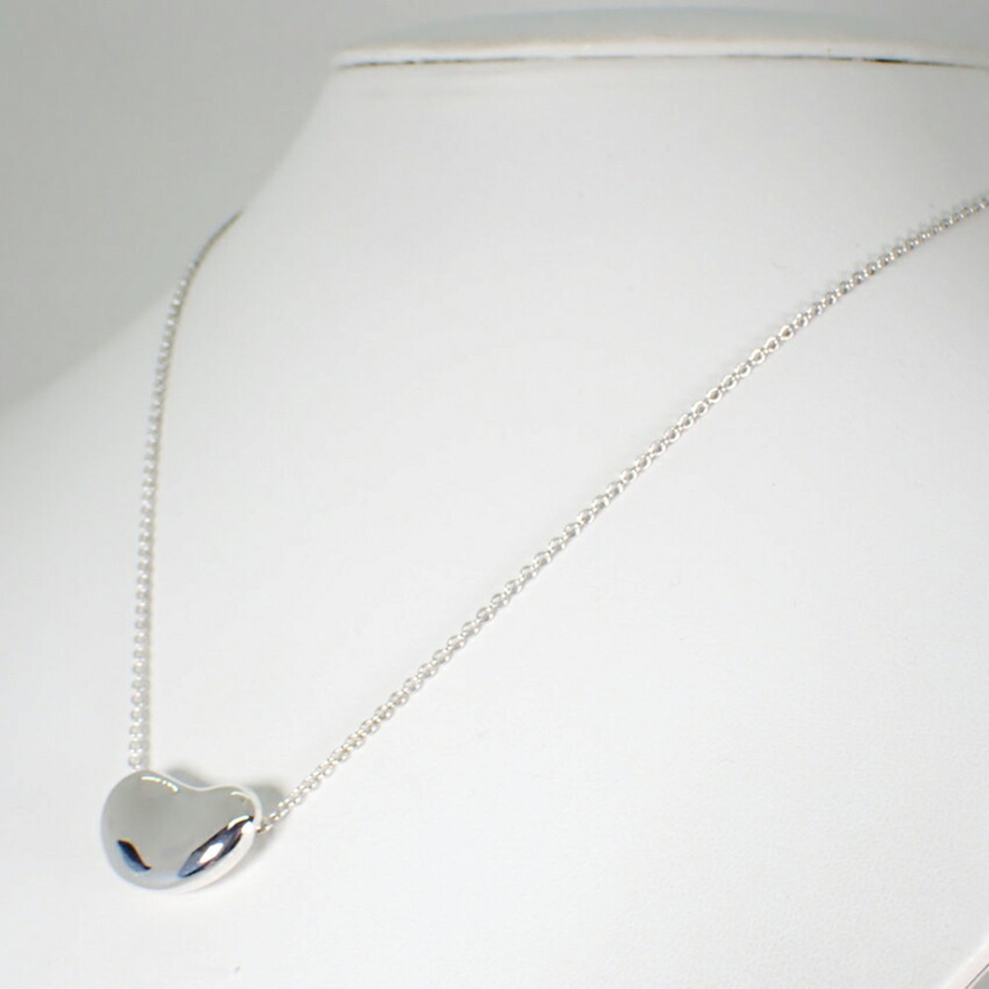 TIFFANY 925 Bean Pendant Necklace