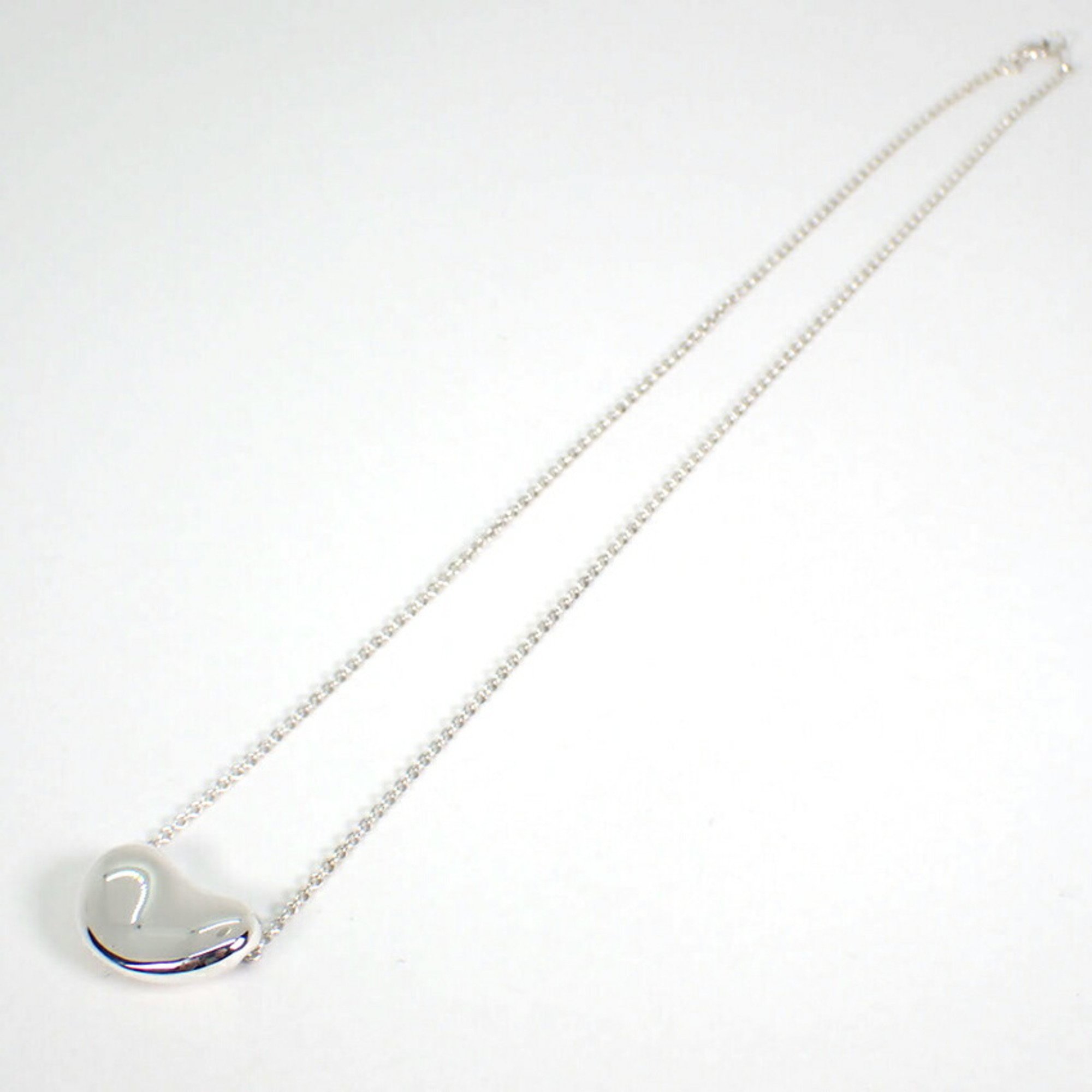 TIFFANY 925 Bean Pendant Necklace