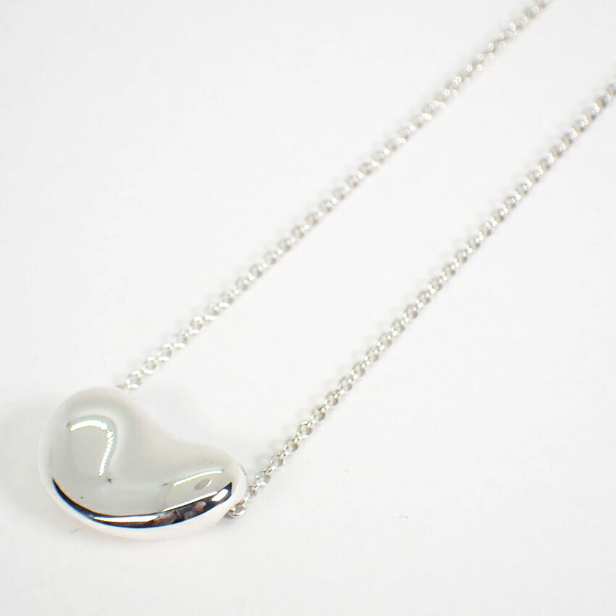 TIFFANY 925 Bean Pendant Necklace