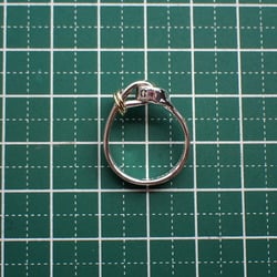 TIFFANY 925 750 Hook and Eye Combination Ring Size 8