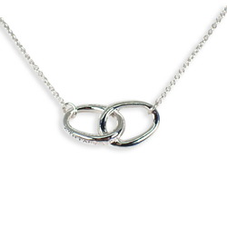 TIFFANY 925 double loop necklace