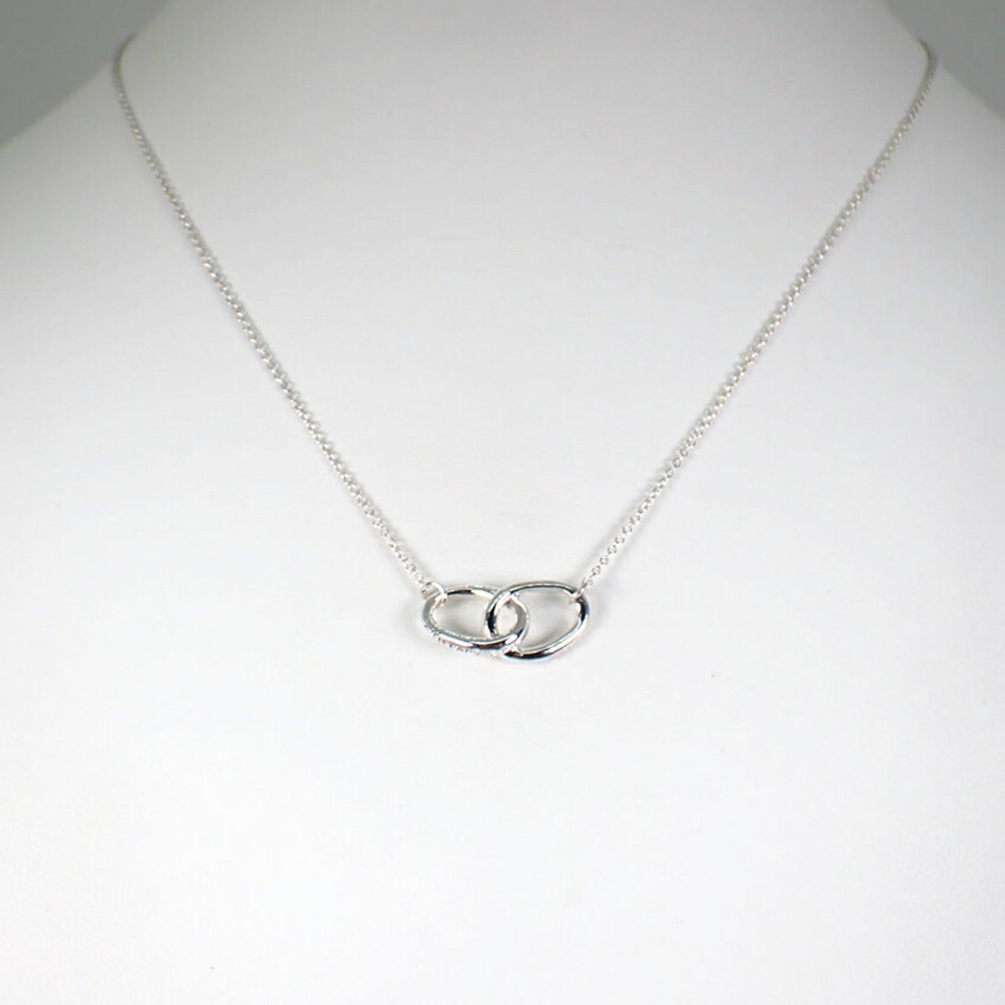 TIFFANY 925 double loop necklace