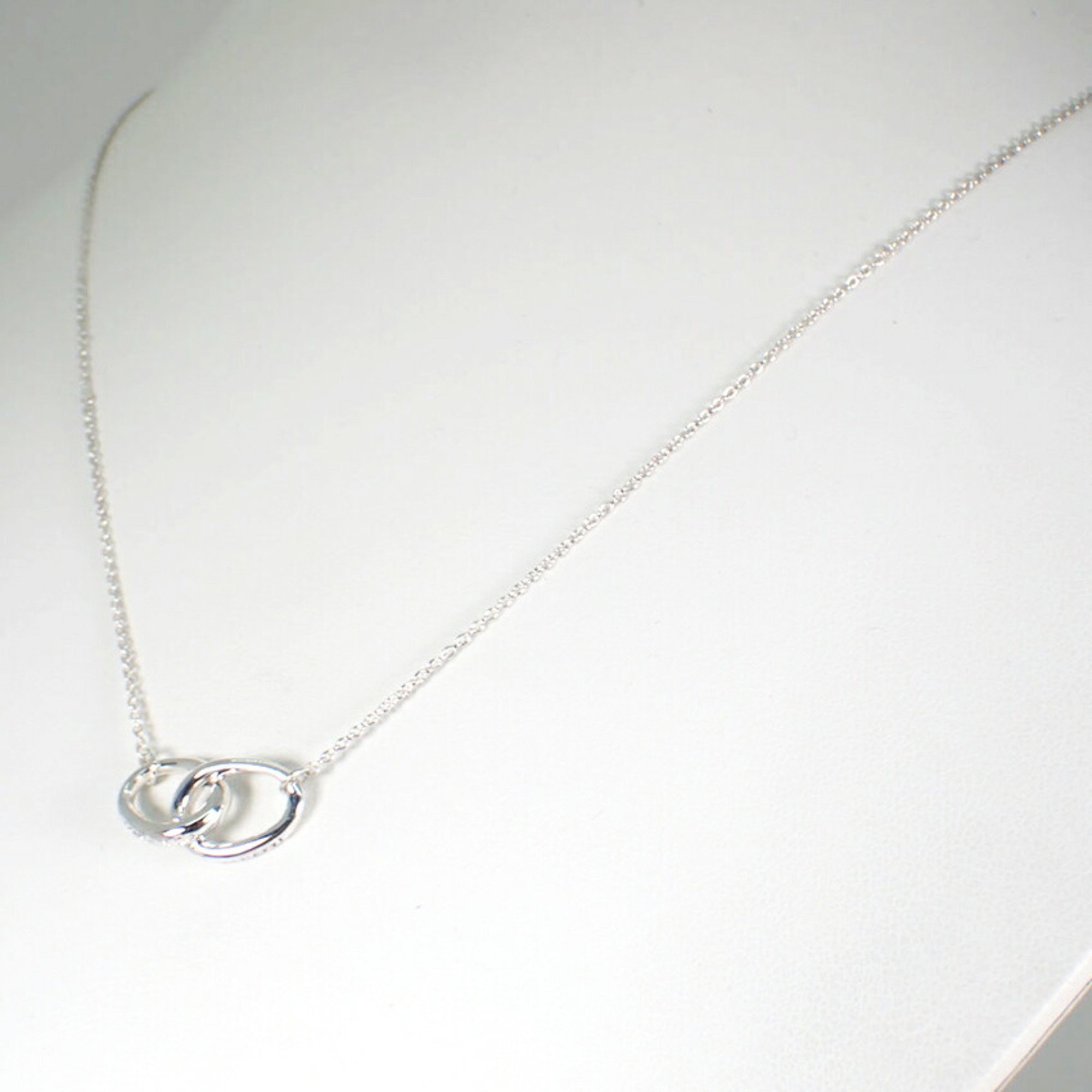 TIFFANY 925 double loop necklace