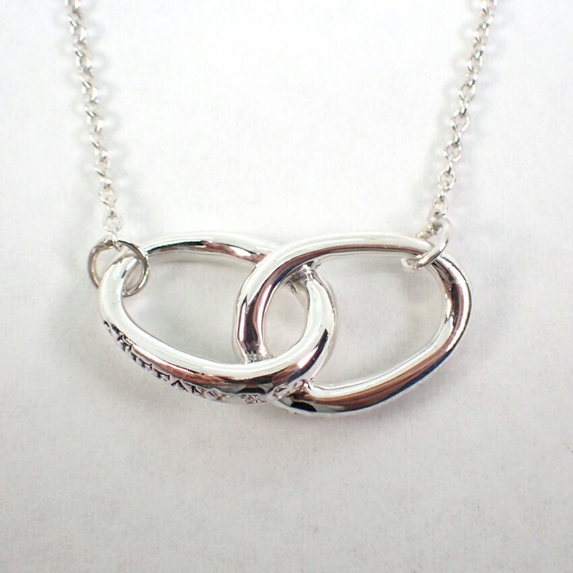 TIFFANY 925 double loop necklace