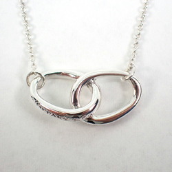 TIFFANY 925 double loop necklace