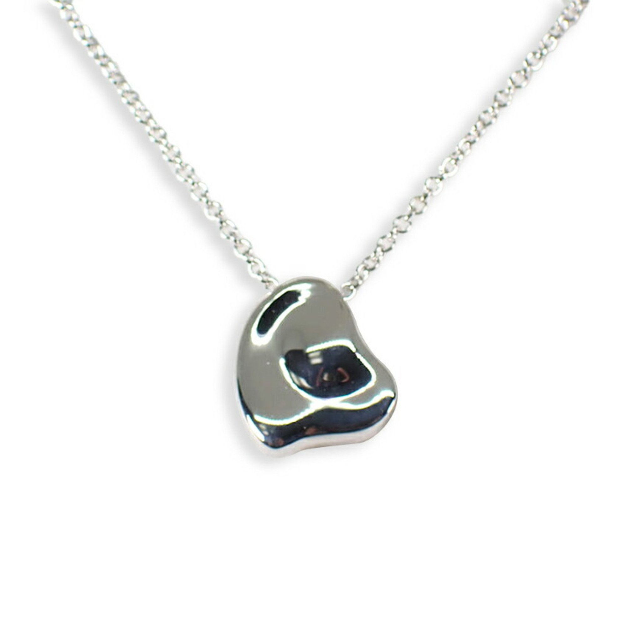 TIFFANY 925 Full Heart Pendant Necklace