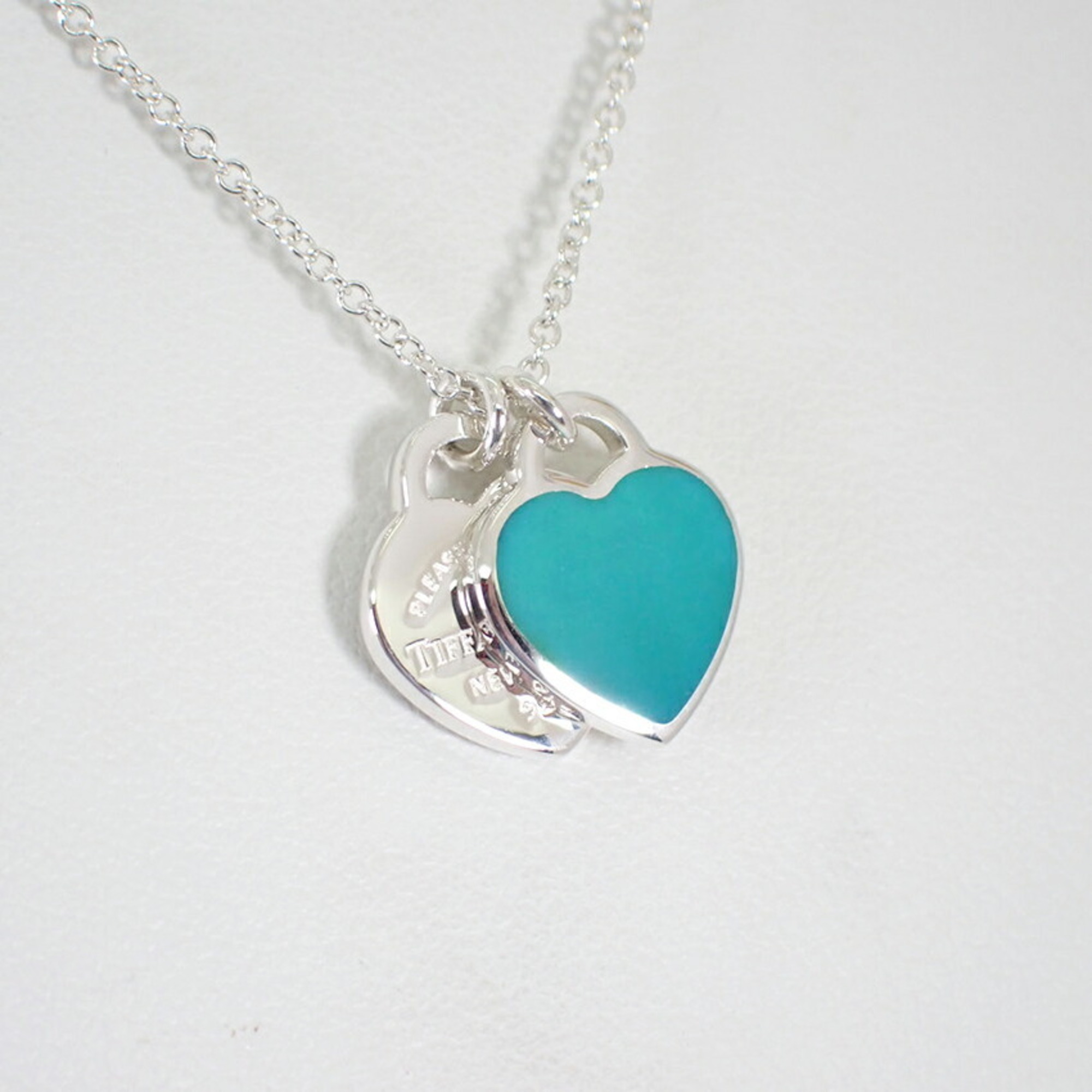 TIFFANY 925 Enamel Return to Tiffany Heart Tag Pendant