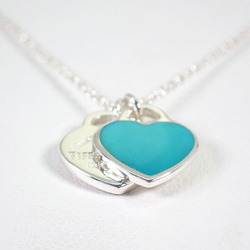 TIFFANY 925 Enamel Return to Tiffany Heart Tag Pendant